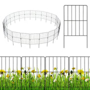 25 Pack Rustproof Decorative Garden Fence Set for Dog Flower bed
