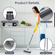 Upright Broom with Dustpan & Squeegee