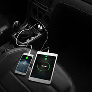 Universal 15W/3.1A Dual USB Car Charger Adapter Aluminum Alloy Fast Car Charging Adapter