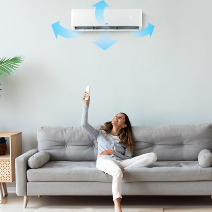 27000 BTU 3 Zone 22 SEER2 Mini Split AC with Heat Pump-9K + 9K + 18K