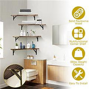 4Packs Corner Floating Shelf