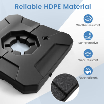 274 LBS Cantilever Patio Umbrella Base with Handles