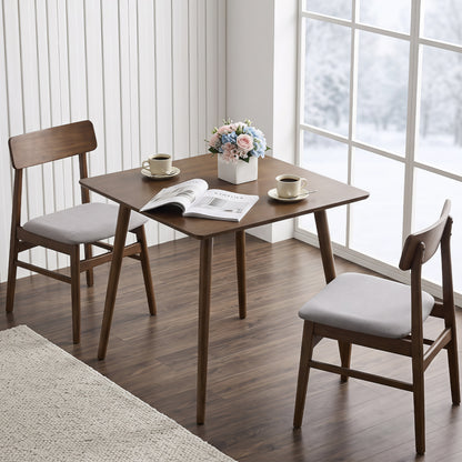 27.5" Square Dining Table for 2-4 People - Walnut