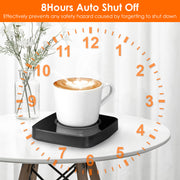 Desktop Electric Cup Warmer 8Hours Auto Shut Off 3 Temperature Levels