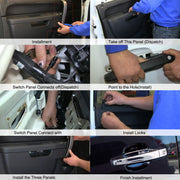 Door Handles Front Rear for Chevy Pickup Truck