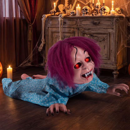 28" Halloween Horrifying Crawling Girl