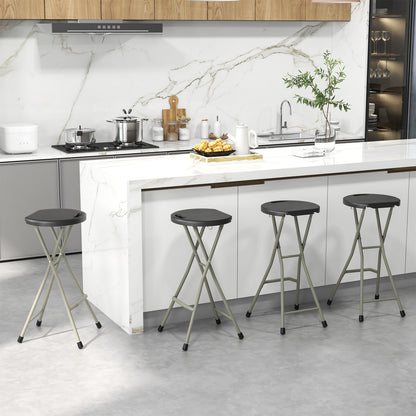 Portable Folding Stool 28 Inch - 330 lbs Capacity (2 Pack)