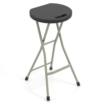 Portable Folding Stool 28 Inch - 330 lbs Capacity (2 Pack)