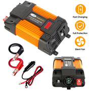 500W Continuous Power Inverter DC 12V To AC 110V Car 4000w Peak Power Inverter