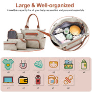 Diaper Bags Set for Mom Dad