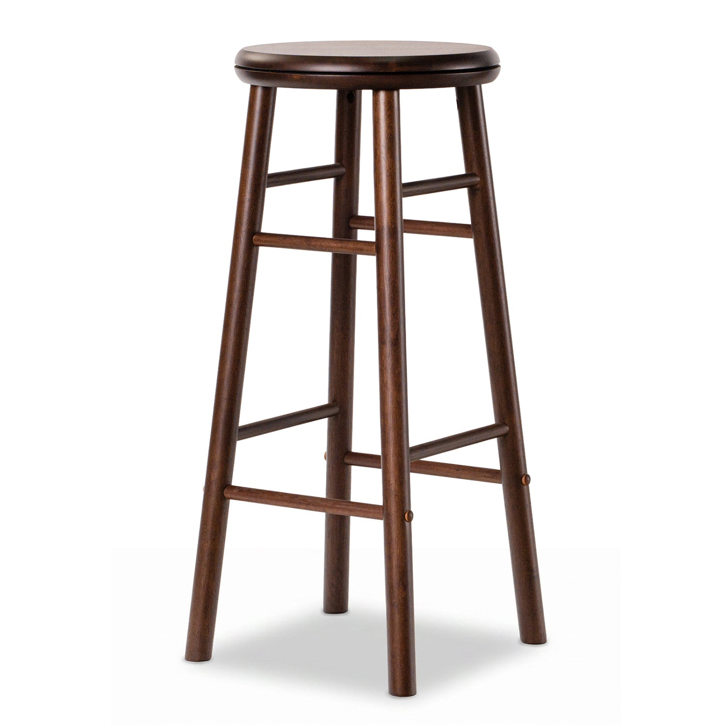 29" Swivel Bar Stools Set of 2 with Footrests