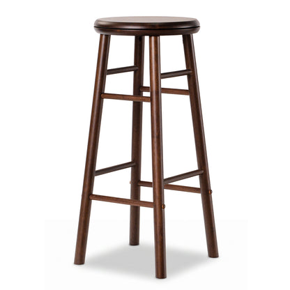 29" Swivel Bar Stools Set of 2 with Footrests