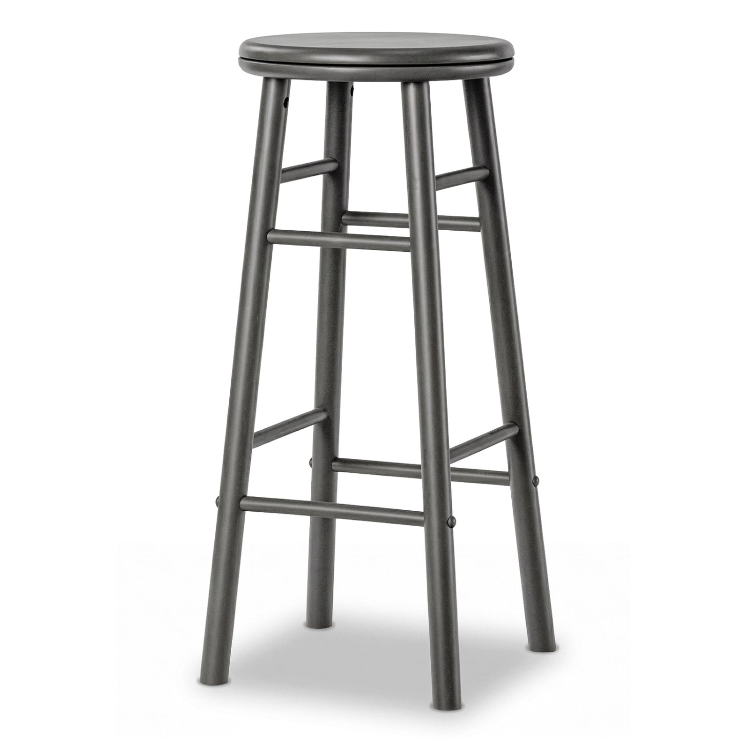 29" Swivel Bar Stools Set of 2 with Footrests