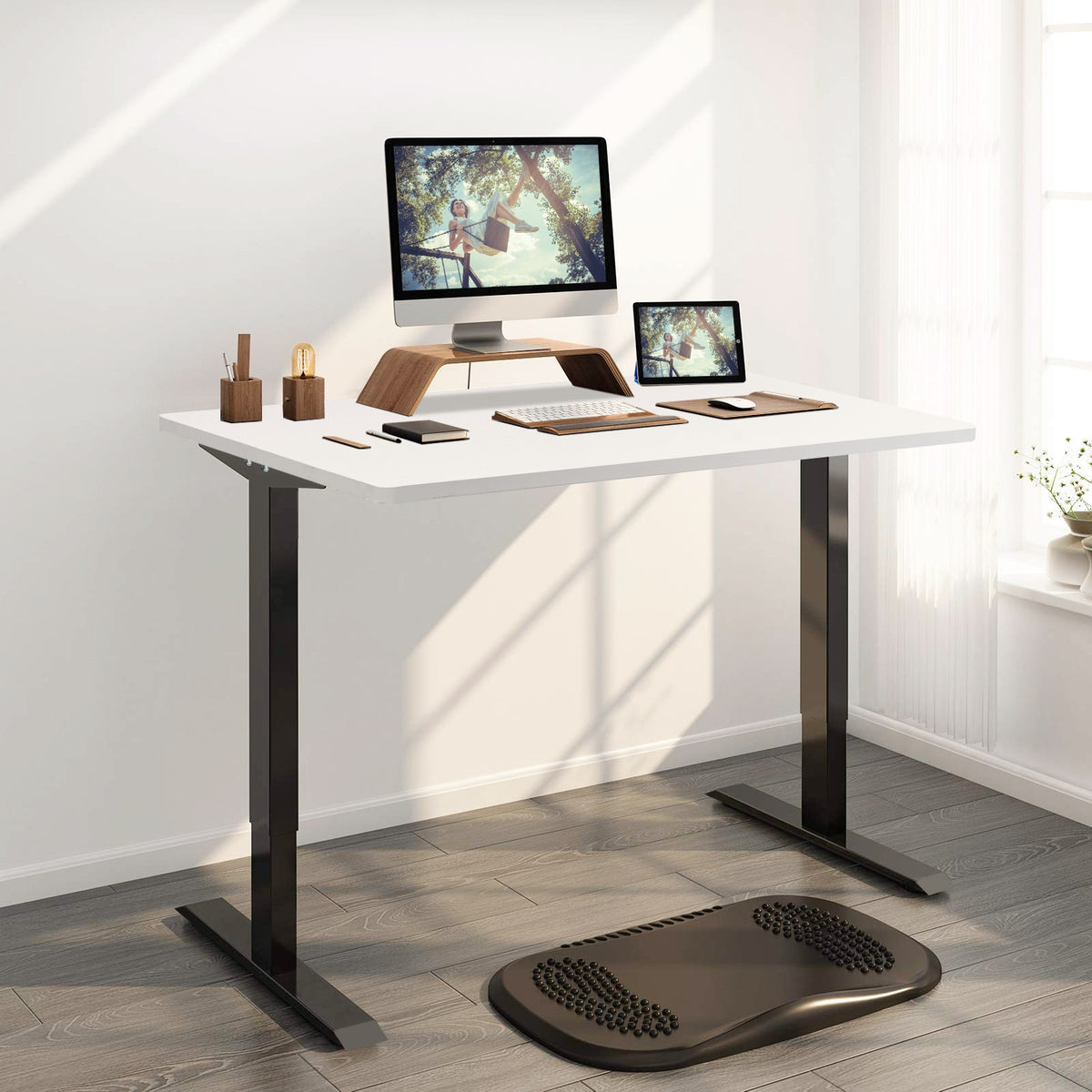48-Inch Universal Office Desktop for Sit-Stand Desk Frames
