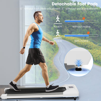 2.25 HP Walking Pad with LED Display and Remote Control