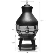 Patio Wood Burning Chimneys Fireplace