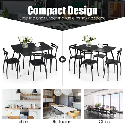 Outdoor Garden Acacia Wood Patio Dining Chairs for Porch