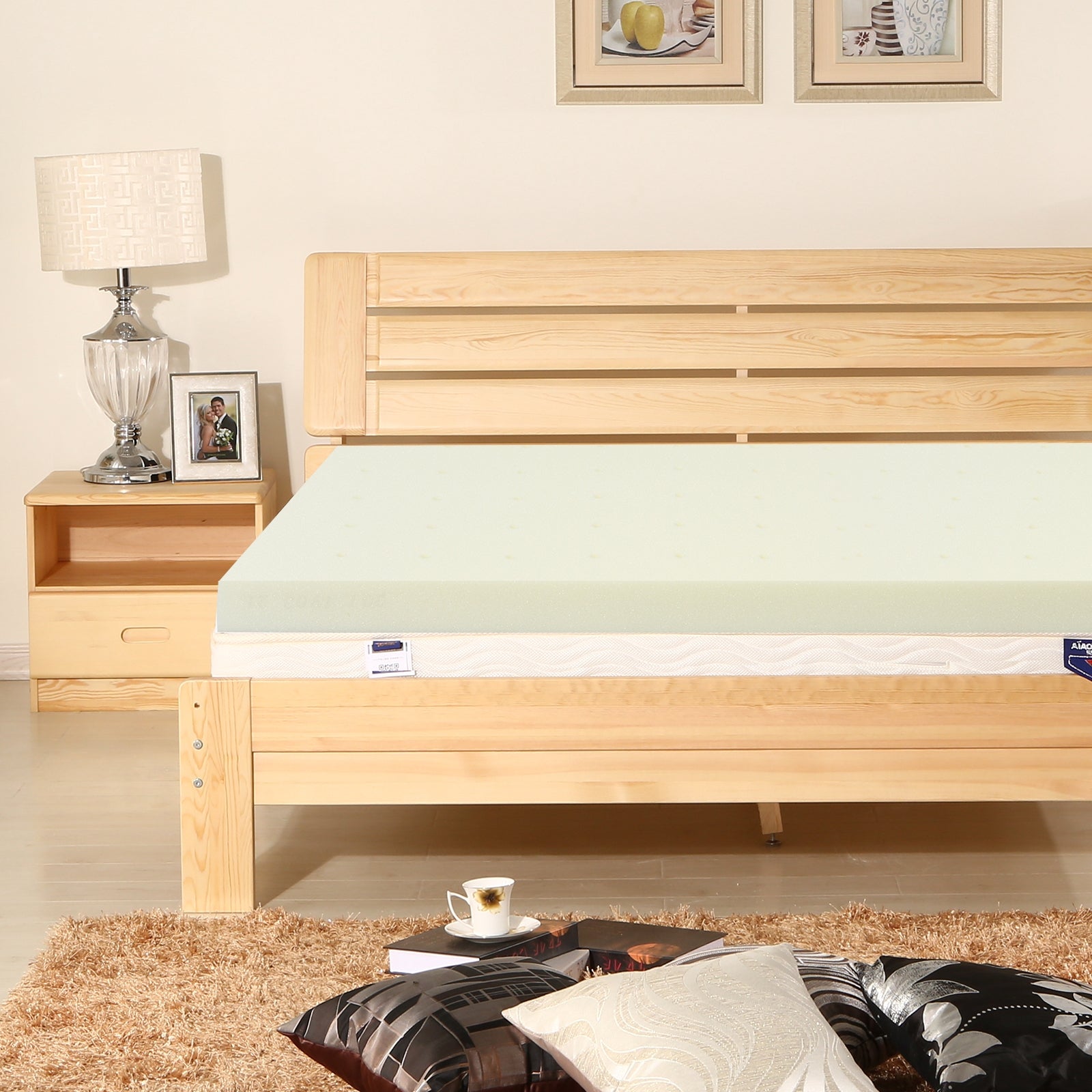 3-Inch Bed Mattress Topper Air Cotton for All Night‚Äôs Comfy Soft Mattress Pad-Full Size
