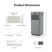 3-in-1 8K BTU Portable Air Conditioner