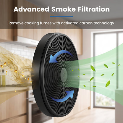 Activated Carbon Filter for Ductless Range Hood with Twist-Lock