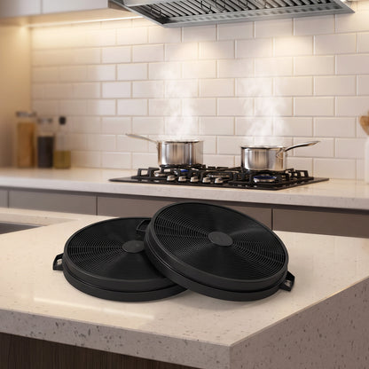 Activated Carbon Filter for Ductless Range Hood with Twist-Lock