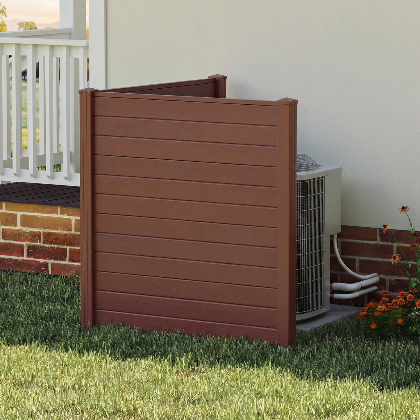 Outdoor Privacy Screen Panels 48x48 Inch 2-Panel Set