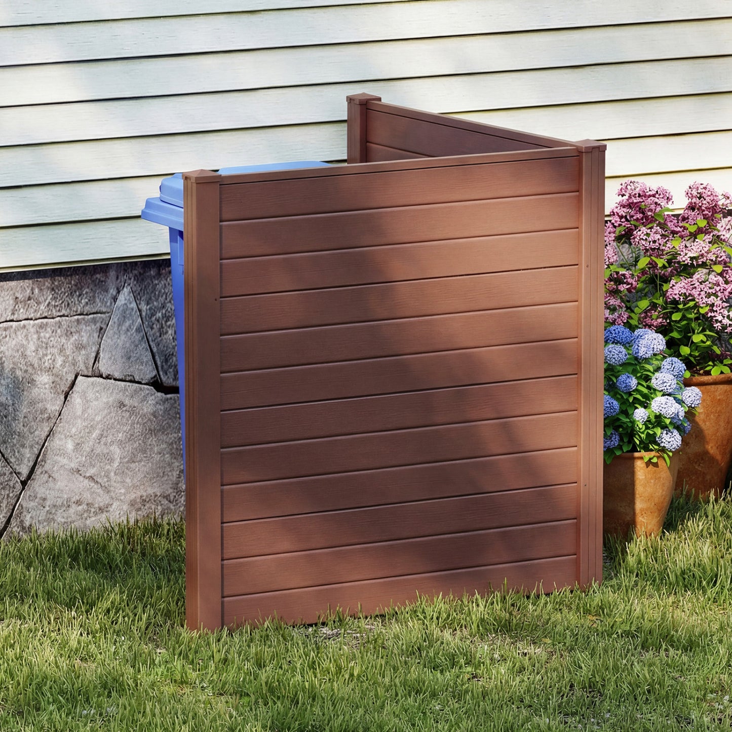 Outdoor Privacy Screen Panels 48x48 Inch 2-Panel Set