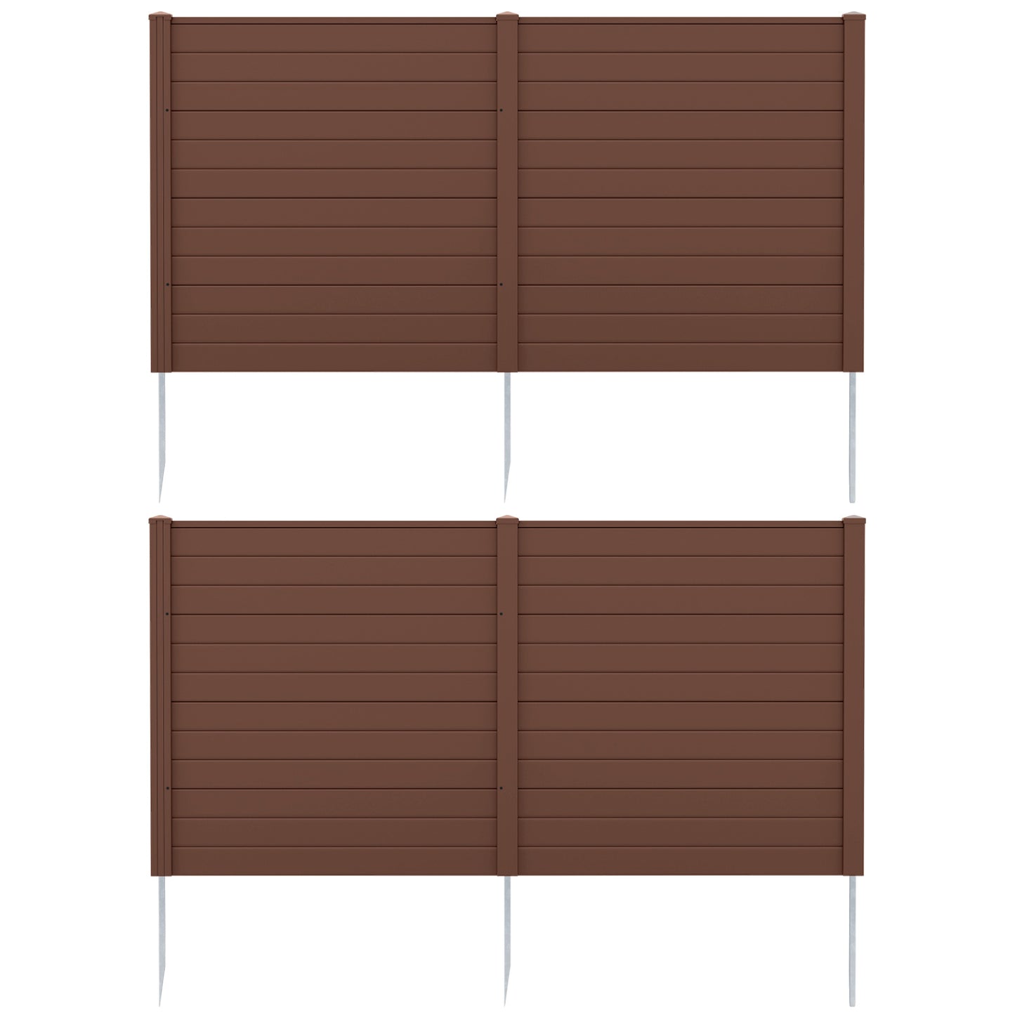 Outdoor Privacy Screen Panels 48x48 Inch 2-Panel Set