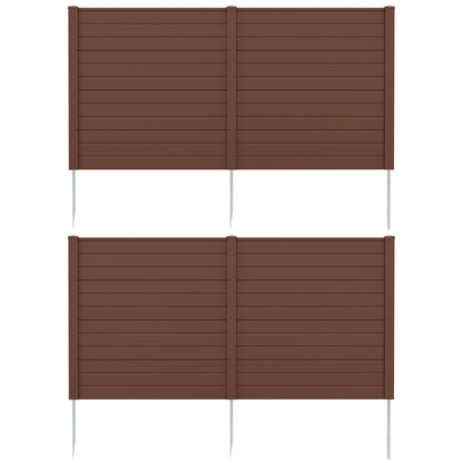 Outdoor Privacy Screen Panels 48x48 Inch 2-Panel Set