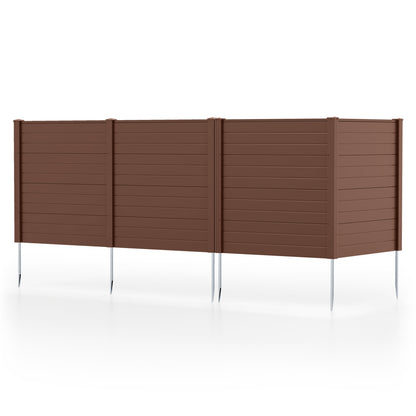 Outdoor Privacy Screen Panels 48x48 Inch 2-Panel Set