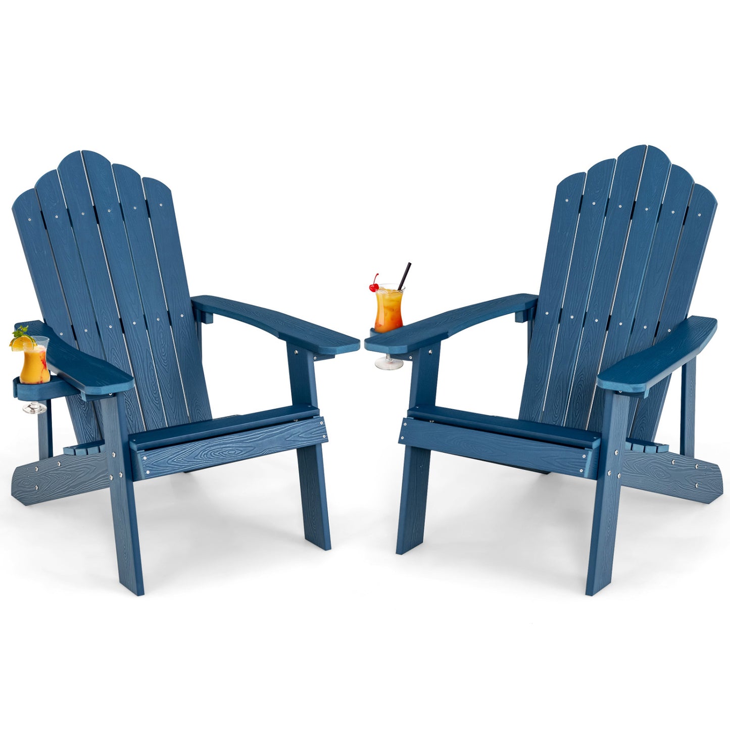 Adirondack Chair Set - Adult & Kids Pair for Patio