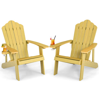 Adirondack Chair Set - Adult & Kids Pair for Patio