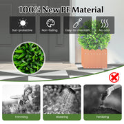 2 Pieces Artificial Lavender Topiary Balls with Flowers