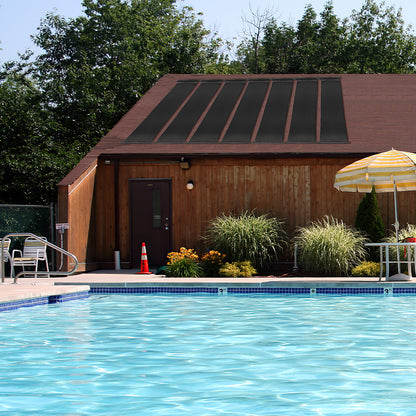 2 Pieces 10/16.4/20 Feet Weatherproof Solar Swimming Pool Heating System