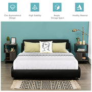 2 Pieces Wooden Modern Nightstand Set with Legs for Living Room