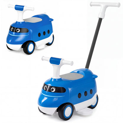 2-in-1 Ride On Push Car for Toddlers Ages 1-3 Years