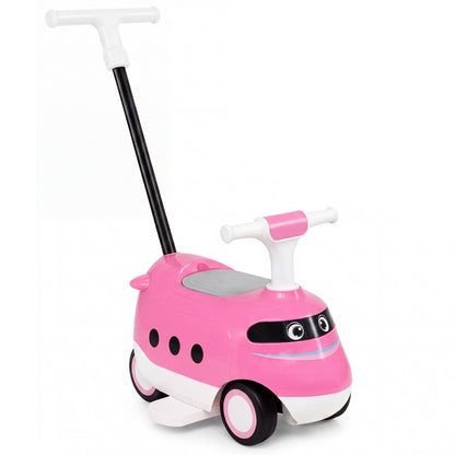 2-in-1 Ride On Push Car for Toddlers Ages 1-3 Years