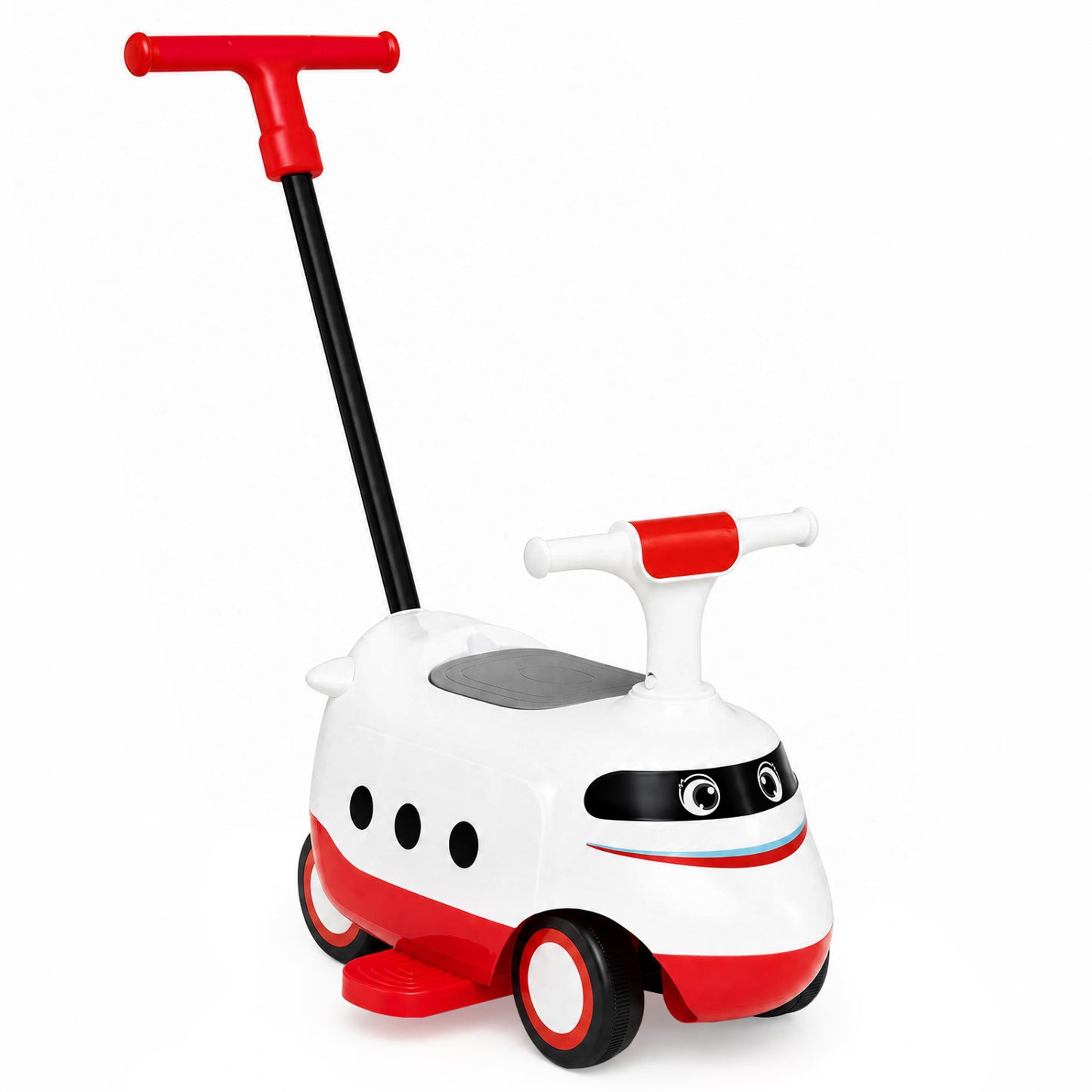 2-in-1 Ride On Push Car for Toddlers Ages 1-3 Years