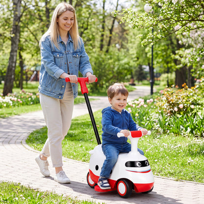 2-in-1 Ride On Push Car for Toddlers Ages 1-3 Years