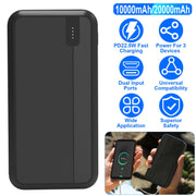 20000mAh PD22.5W Fast Charging Power Bank Fast Charger Portable Phone Charger with Type-C USB Cable Fit For IOS Phone 15/14 Samsung Galaxy S24 And Mor