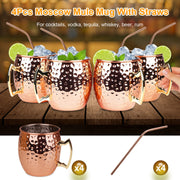4Pcs Moscow Mule Mugs