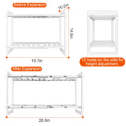 2-Tier Under Sink Organizer Retractable Kitchenware Rack Holders