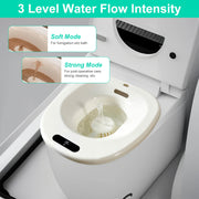 Electric Sitz Bath with Temp Display & 2-Level Flow