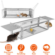 Dual Door Rat Trap Cage