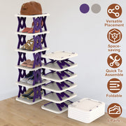 6 Tier Foldable Shoe Rack