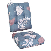 2Pcs Rocking Chair Cushion Upper And Lower Back