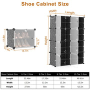 8-Tier Shoe Rack Organizer