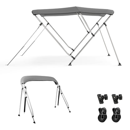 3-Bow/4-Bow Boat Bimini Top Sun Shade Boat Canopy with Storage Boot