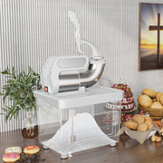 300W Commercial Ice Crusher with Dual Blades & Safety Switch
