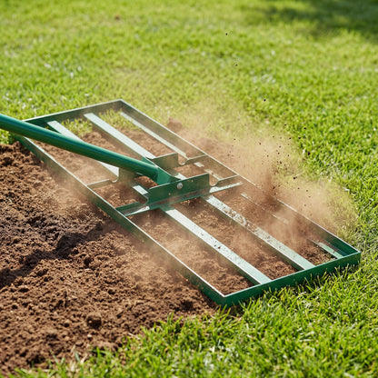 30 x 10 Inch Heavy Duty Lawn Level Tool with 69 Inch Handle